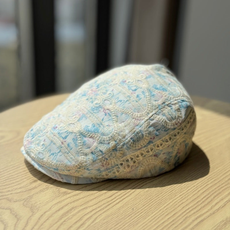 Women's Wide Brim Floral Print Bucket Hat - UPF Summer Beach Hat, Breathable Lightweight Design for Outdoor Activities, Casual Chic Style, Beachwear, Headwear, Sweet Aesthetic Cap